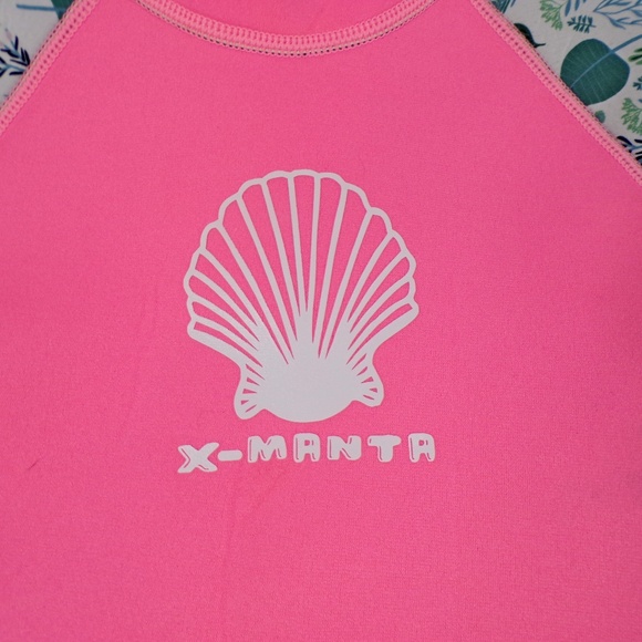 X-Manta Wetsuit Girls Size XL Pink Dive & Sail Swim Water Sports Surf - Picture 7 of 11